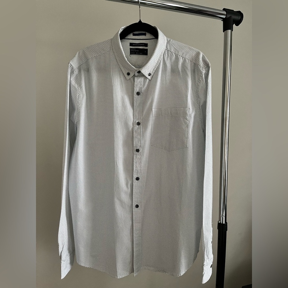Denim & Flower men's button down shirt.